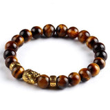 Bracelet Mala Oeil de Tigre Homme en Perle - Mon Bracelet Homme