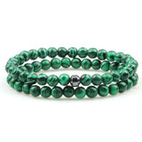 Bracelet Malachite 6mm pour Homme en Perles - Mon Bracelet Homme