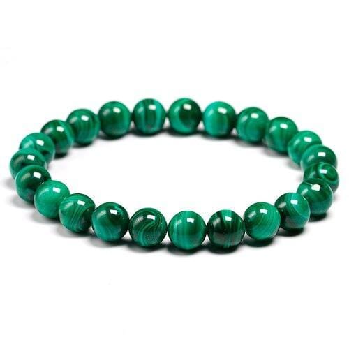Bracelet Malachite 8mm pour Homme en Perles - Mon Bracelet Homme