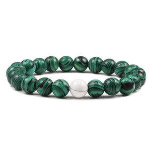 Bracelet Malachite en Perles pour Homme - Mon Bracelet Homme