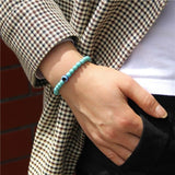 Bracelet Malachite Mauvais Œil pour Homme en Perles - Mon Bracelet Homme
