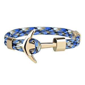 Bracelet Marin Ancre Paracorde en Corde - Mon Bracelet Homme