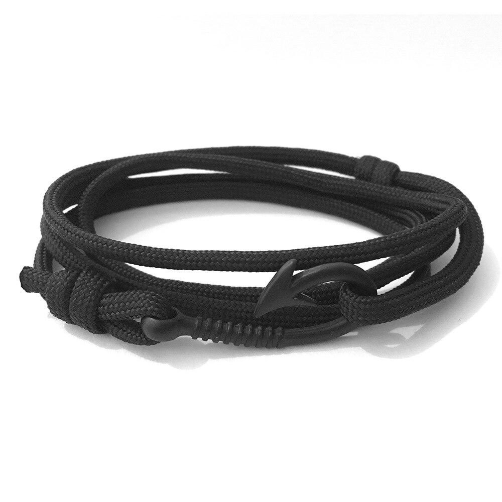 Bracelet Marin avec Hameçon en Corde - Mon Bracelet Homme