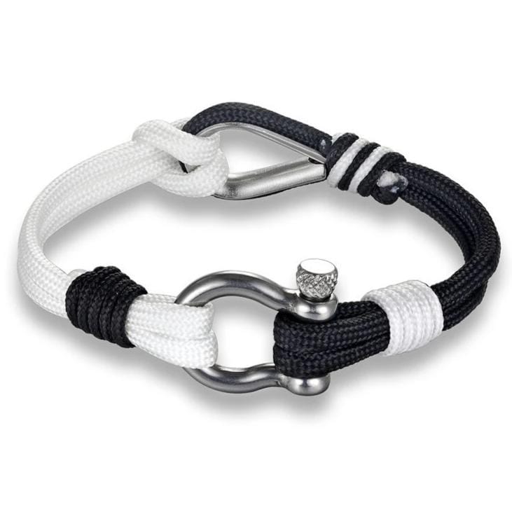 Bracelet Marin avec Manille en Corde - Mon Bracelet Homme