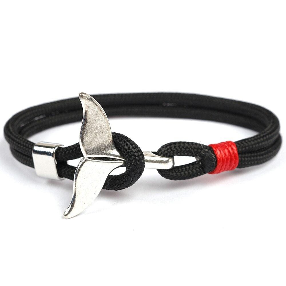 Bracelet Marin Queue de Baleine en Corde - Mon Bracelet Homme