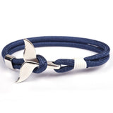 Bracelet Marin Queue de Baleine en Corde