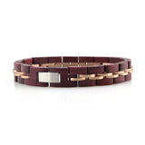 Bracelet Marron en Bois de Noyer pour Homme - Mon Bracelet Homme
