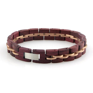 Bracelet Marron en Bois de Noyer pour Homme - Mon Bracelet Homme