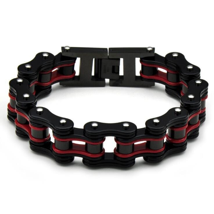 Bracelet Motard Chaîne de Moto en Acier - Mon Bracelet Homme