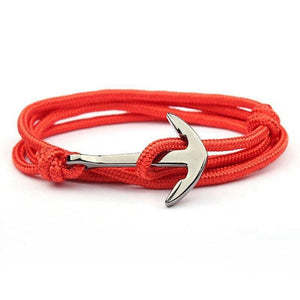 Bracelet Nautique avec une Ancre en Corde - Mon Bracelet Homme
