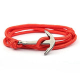 Bracelet Nautique avec une Ancre en Corde