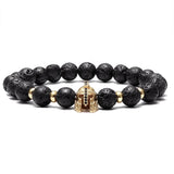 Bracelet Perles Âme de Gladiateur en Pierre - Mon Bracelet Homme