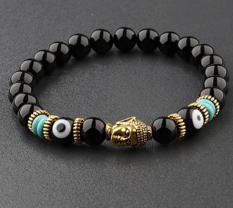 Bracelet Perles Bouddha Homme en Pierre - Mon Bracelet Homme