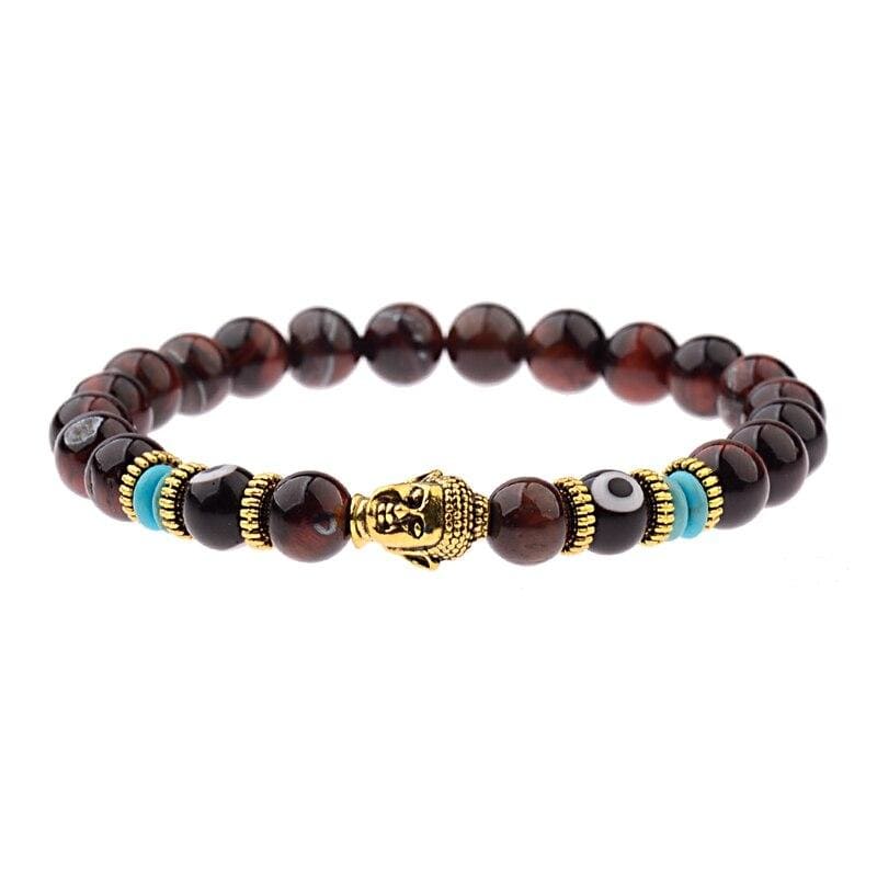 Bracelet Perles Bouddha Homme en Pierre - Mon Bracelet Homme