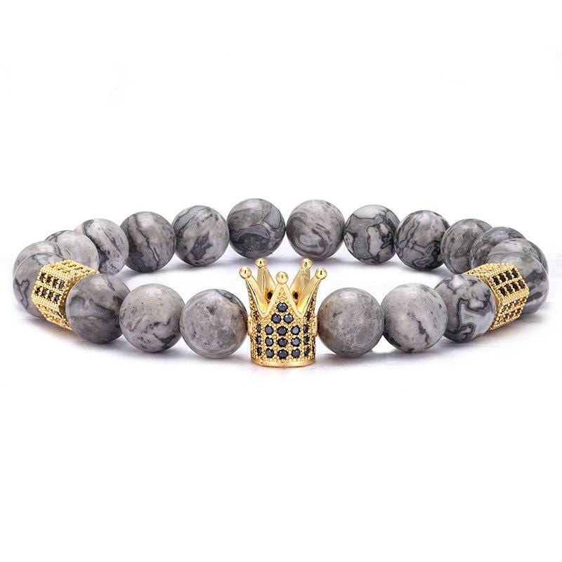 Bracelet Perles de Pierre Homme - Mon Bracelet Homme