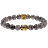 Bracelet Perles Homme Bouddha Pierre Naturelle