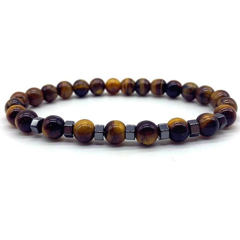 Bracelet Perles Homme Chic & Classe en Pierre - Mon Bracelet Homme