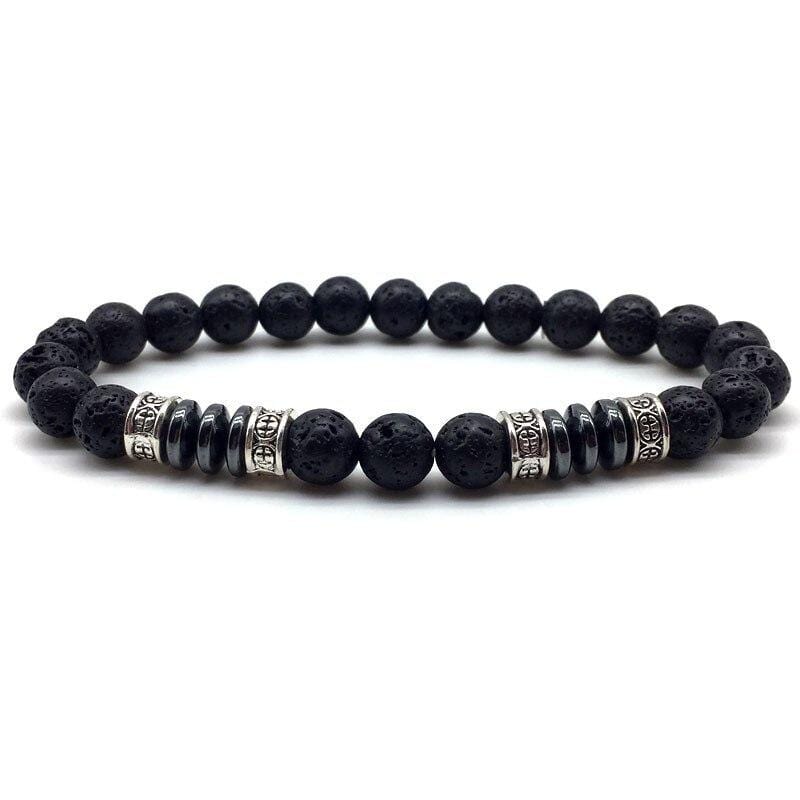 Bracelet Perles Homme Chic & Élégant en Pierre - Mon Bracelet Homme