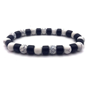 Bracelet Perles Homme Chic & Luxueux en Pierre - Mon Bracelet Homme