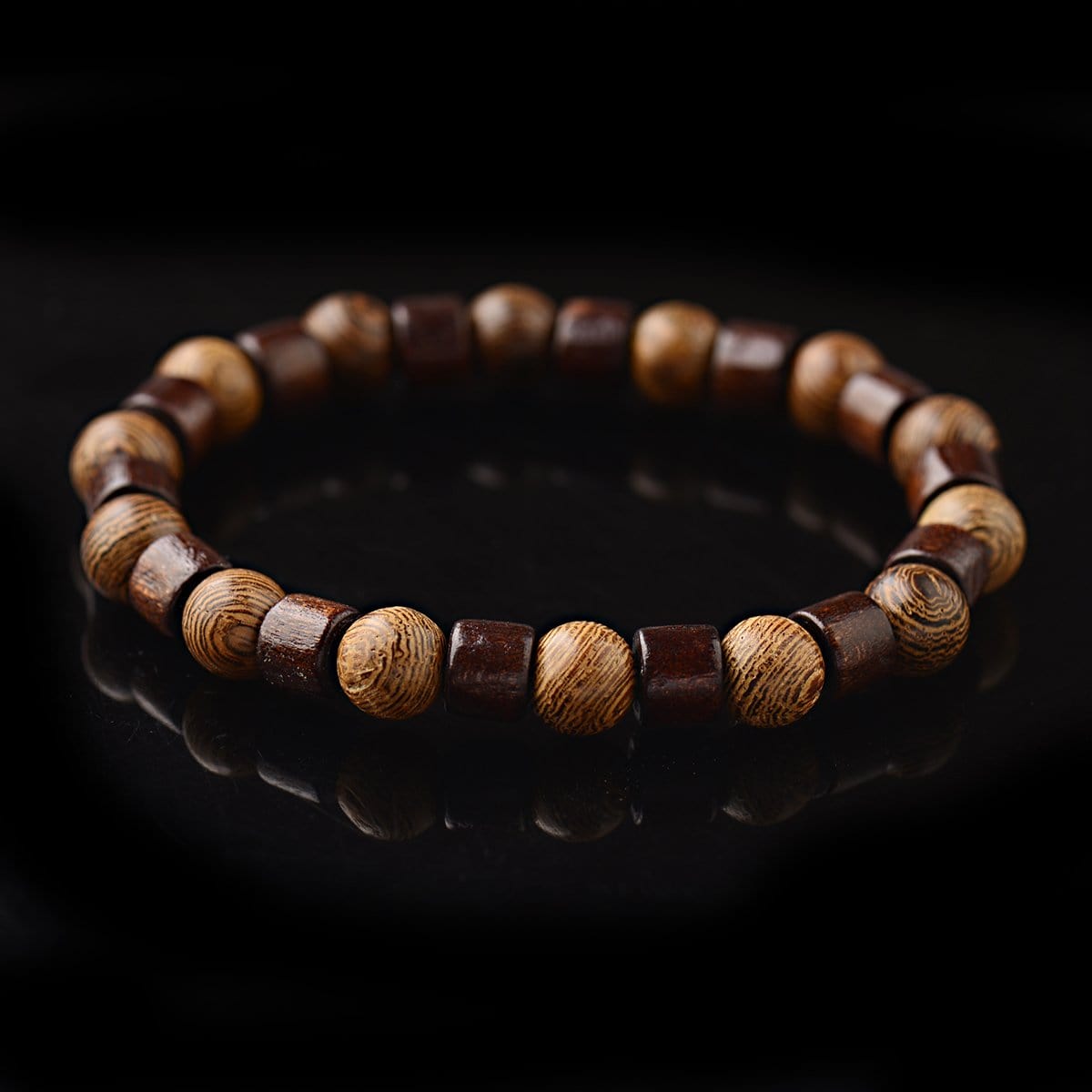 Bracelet Perles Homme en Bois - Mon Bracelet Homme