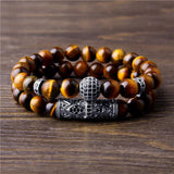 Bracelet Perles Homme Œil de tigre - Mon Bracelet Homme