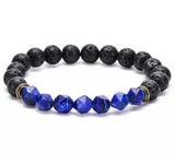 Bracelet Perles Homme Pierres de lave - Mon Bracelet Homme
