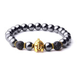 Bracelet Perles Homme Spartiate en Pierre - Mon Bracelet Homme