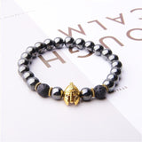 Bracelet Perles Homme Spartiate en Pierre - Mon Bracelet Homme