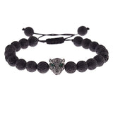 Bracelet Perles Léopard en Pierre - Mon Bracelet Homme