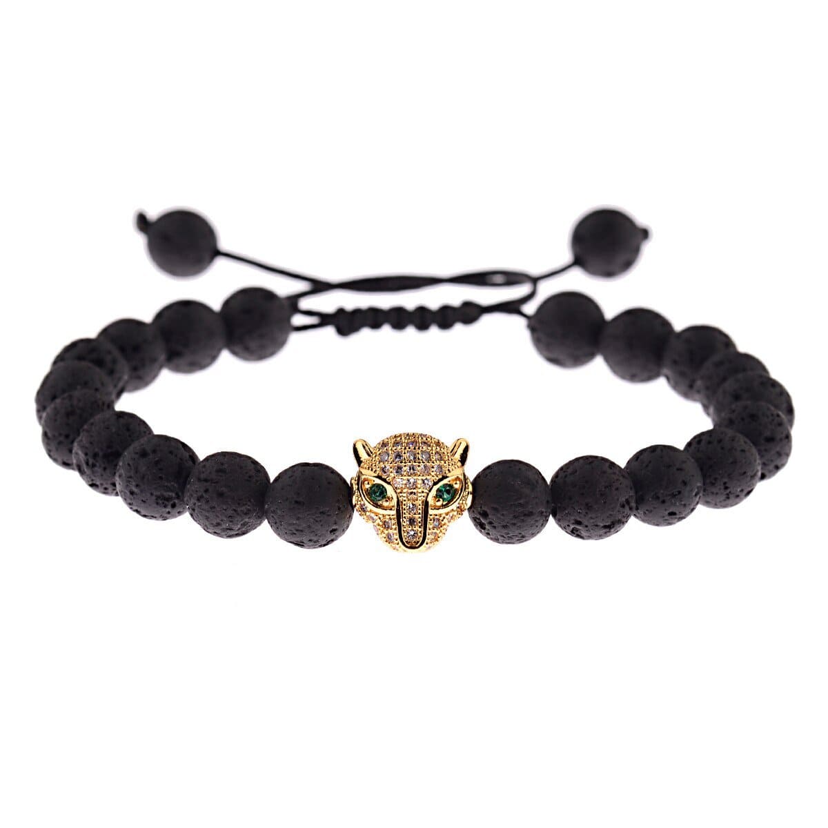 Bracelet Perles Léopard en Pierre - Mon Bracelet Homme