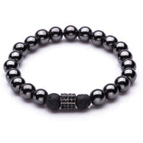 Bracelet Perles Magnétique en Pierre