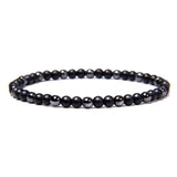 Bracelet Perles Minimaliste Pour Homme En Hématite - Mon Bracelet Homme