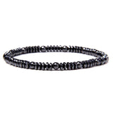 Bracelet Perles Minimaliste Pour Homme En Hématite - Mon Bracelet Homme
