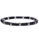 Bracelet Perles Minimaliste Pour Homme En Hématite - Mon Bracelet Homme