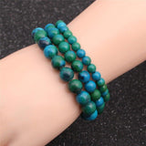 Bracelet Pierre De Malachite En Perle pour Homme - Mon Bracelet Homme