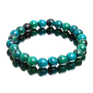 Bracelet Pierre De Malachite En Perle pour Homme - Mon Bracelet Homme