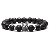 Bracelet Pierres de Lave Homme Indétrônable