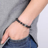 Bracelet Pierres de Lave Homme Indétrônable - Mon Bracelet Homme