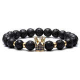 Bracelet Pierres de Lave Homme Indétrônable - Mon Bracelet Homme