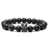 Bracelet Pierres de Lave Homme Indétrônable - Mon Bracelet Homme