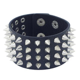 Bracelet Pique Gothique en Cuir - Mon Bracelet Homme