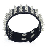 Bracelet Pique Gothique en Cuir - Mon Bracelet Homme