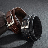 Bracelet Poignet de Force en Cuir - Mon Bracelet Homme
