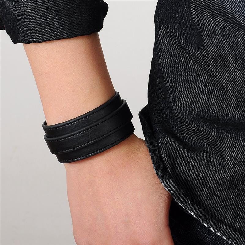 Bracelet Poignet de Force en Cuir - Mon Bracelet Homme