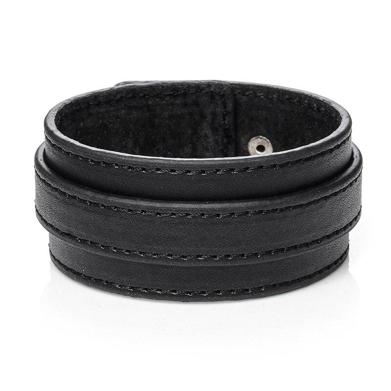 Bracelet Poignet de Force en Cuir - Mon Bracelet Homme