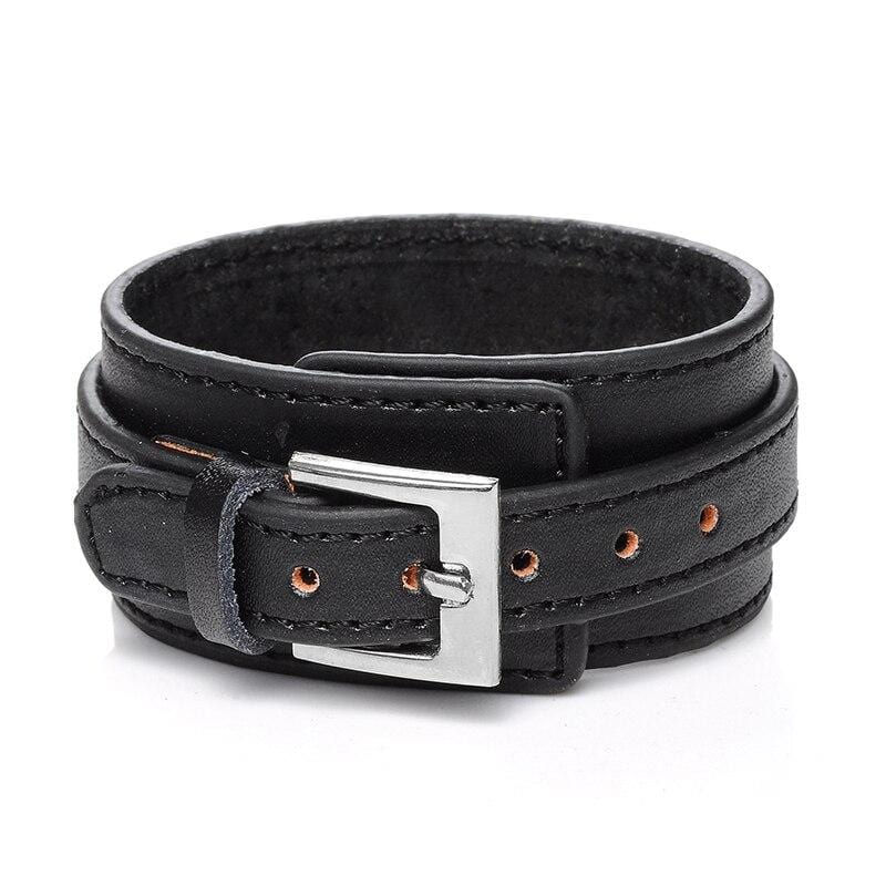 Bracelet Poignet de Force en Cuir - Mon Bracelet Homme
