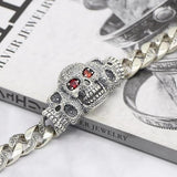 Bracelet Tête De Mort Luxe | Mon Bracelet Homme