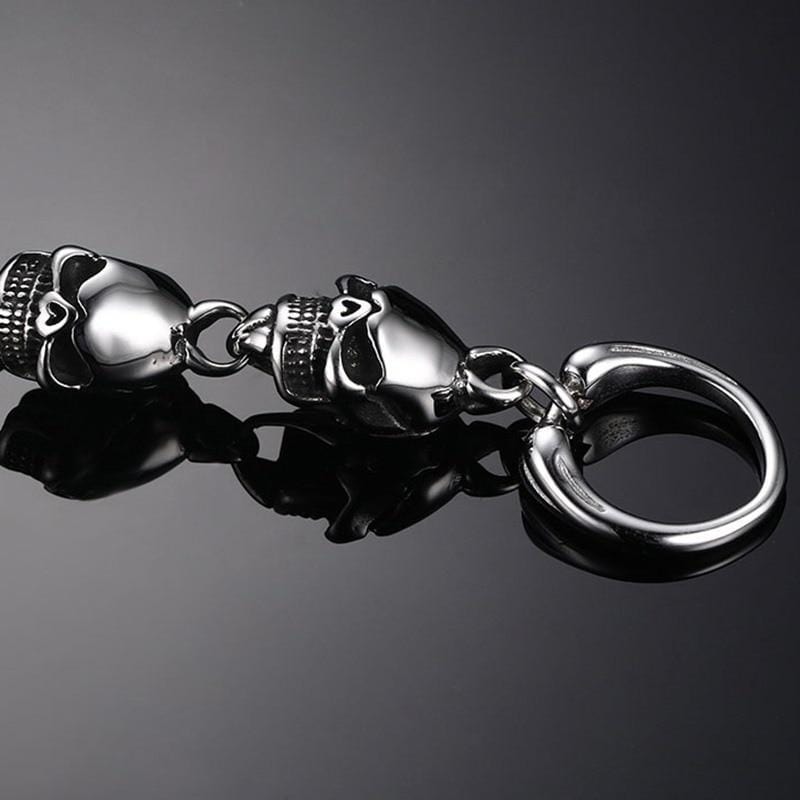Bracelet Breloque Tête De Mort | Mon Bracelet Homme