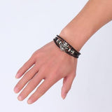 Bracelet Cordon Tête de Mort | Mon Bracelet Homme