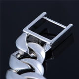 Bracelet Chic Argent Tête De Mort Strass | Mon Bracelet Homme